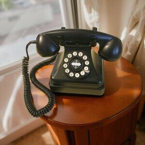 Vintage-Style Rotary Dial Telephone – Western Electric 302 Reproduction – Functi